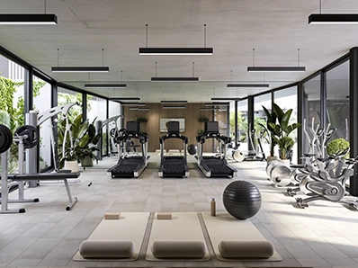 Equipamiento del condominio Alma